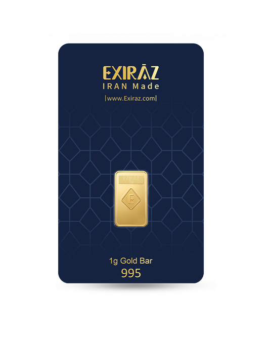 شمش 24 عیار اکسیراز 1گرم